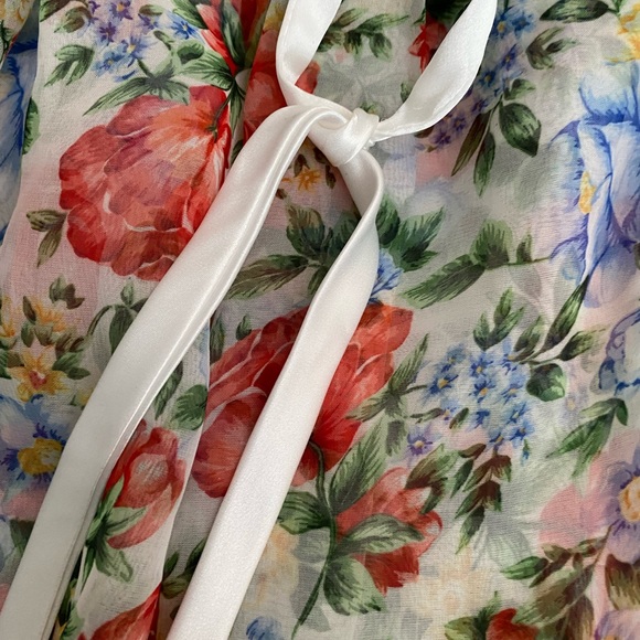 Victoria Secret. Beautiful floral sheer babydoll. EUC size large - Picture 3 of 6